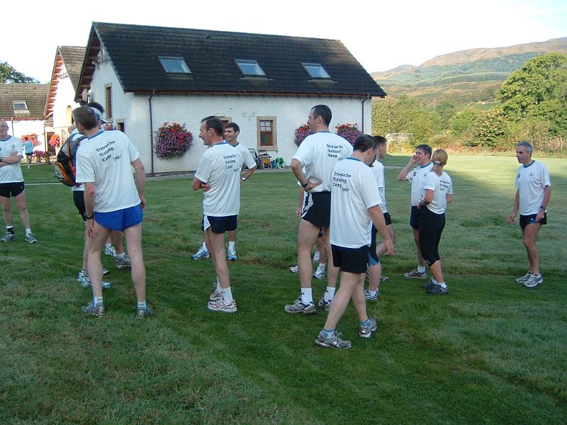 DSCF0078 Warming up at the base for the weekend, the Trossachs Backpackers' Hostel, near Callander.